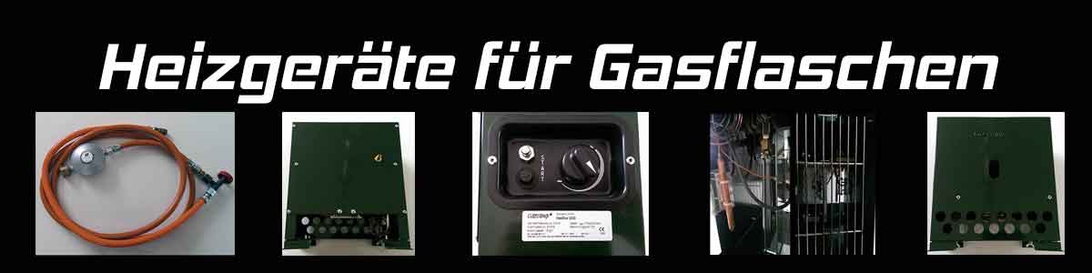 Heizgeräte für Gasflaschen